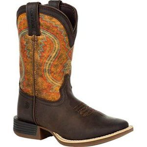 NEW Kid's Lil' Durango Rebel Pro Burnt Orange Western Cowboy Boot